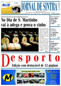 Capa da edição de 12 de Novembro
