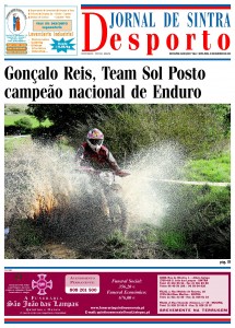Jornal de Sintra Desporto, edição de 10 de Dezembro