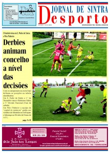 Capa do Destacável de Desporto do Jornal de Sintra, edição de 06-05-2011 Capa do Destacável de Desporto do Jornal de Sintra, edição de 06-05-2011