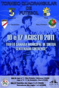 Futebol- “Taça de Sintra” integrada no Centenário do SUS conhece hoje os finalistas Futebol- “Taça de Sintra” integrada no Centenário do SUS conhece hoje os finalistas