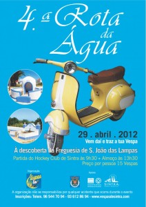 Passeio de Vespas – 4.ª Rota da Água – São João das Lampas