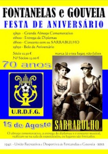 URD Fontanelas e Gouveia assinala 70.º aniversárioo