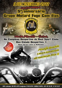 Grupo MOtard “Foge Com Elas” celebra o 5.º Aniversário em Massamá
