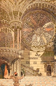 A rosácia das Princesas, desenho de Raul Lino, 1909