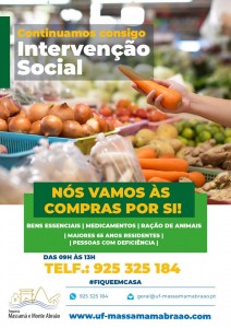 Autarquias / População – COVID-19: FREGUESIA DE MASSAMÁ- MONTE ABRAÃO DÁ APOIO À POPULAÇÃO VULNERÁVEL