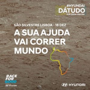 Hyundai Portugal promove accão solidária nas corridas de S. Silvestre (Lisboa e Porto)