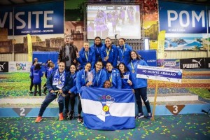 Equipa feminina da J.O.M.A., campeã nacional da 2.ª Divisão