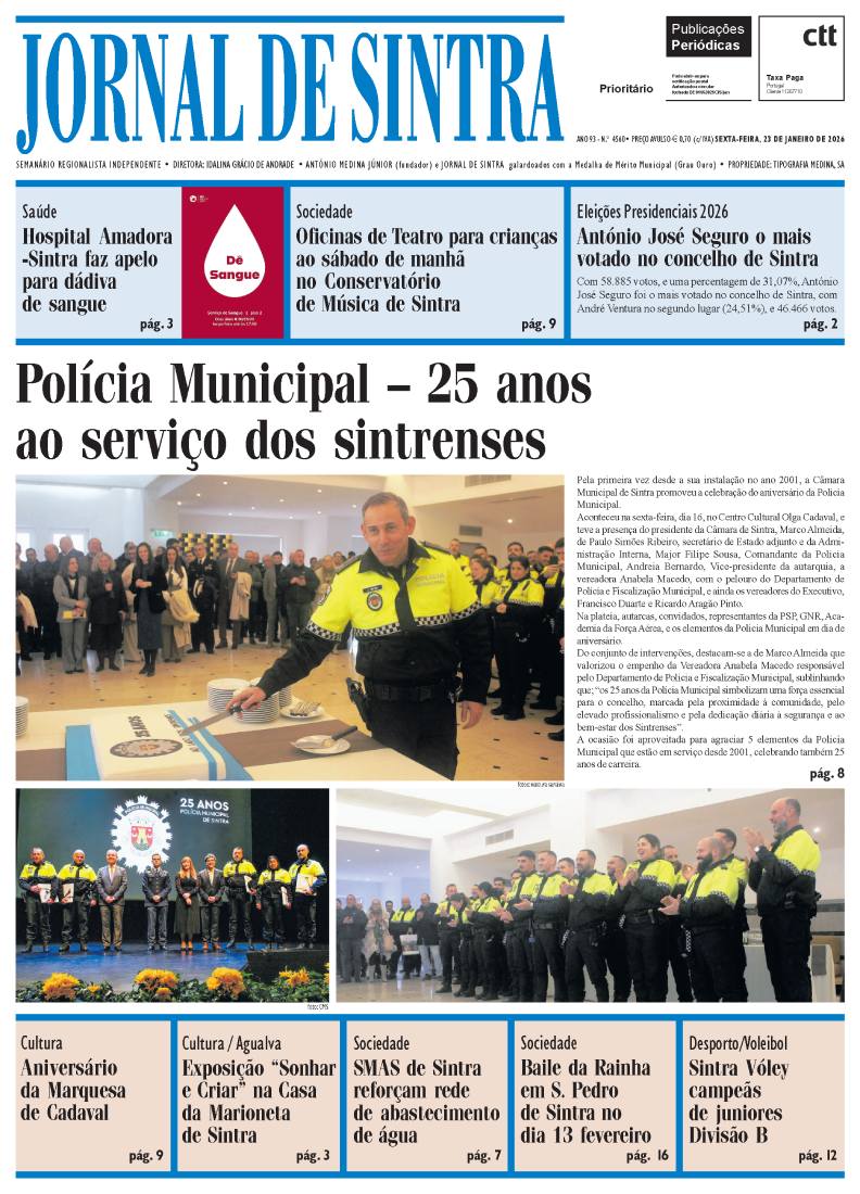Capa de edição 23/01/2026