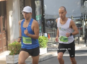 Bruno Lourenço, e Hernandez no comando da corrida. o seu adversário acabaria por ser claudicar na parte final e seria 3.º