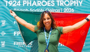 Bruna Parente- Medalha de Bronze na prova Skiff
